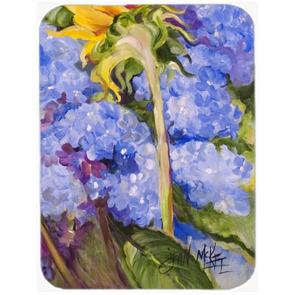 Skilledpower Hydrangea And Sunflower Mouse Pad; Hot Pad & Trivet SK257368